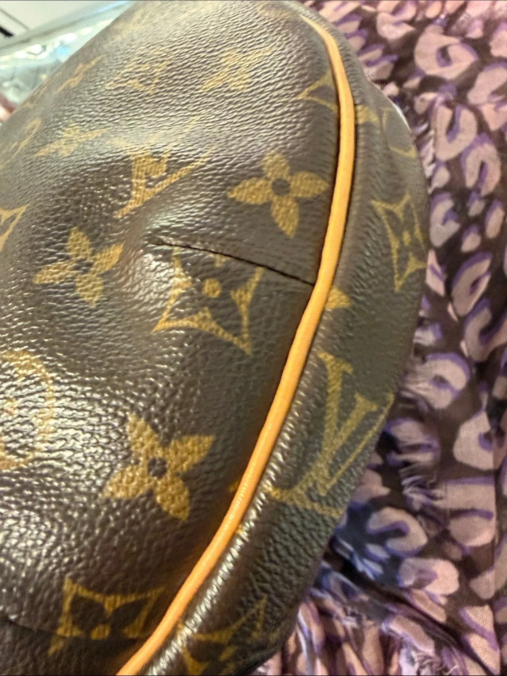 Louis Vuitton Croissant Hobo Bag in Classic Monogram